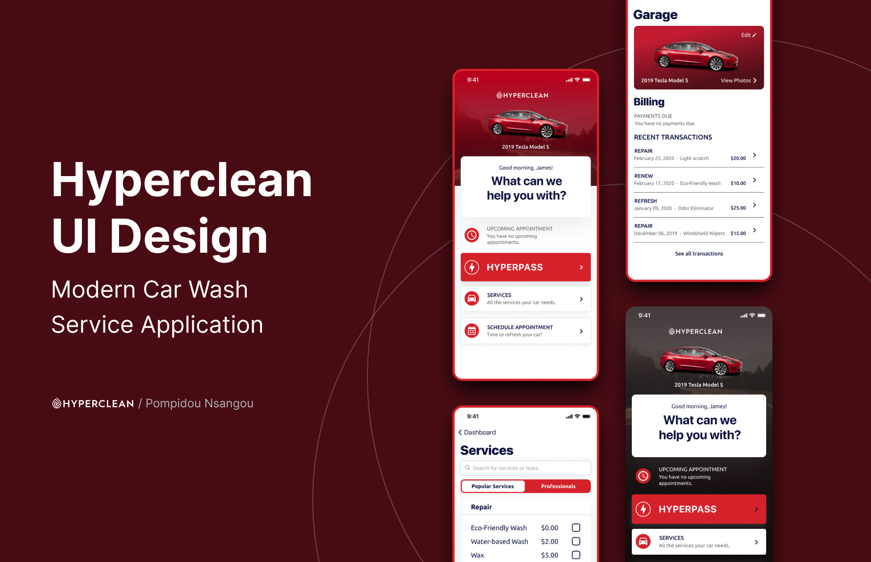 Hyperclean App Design